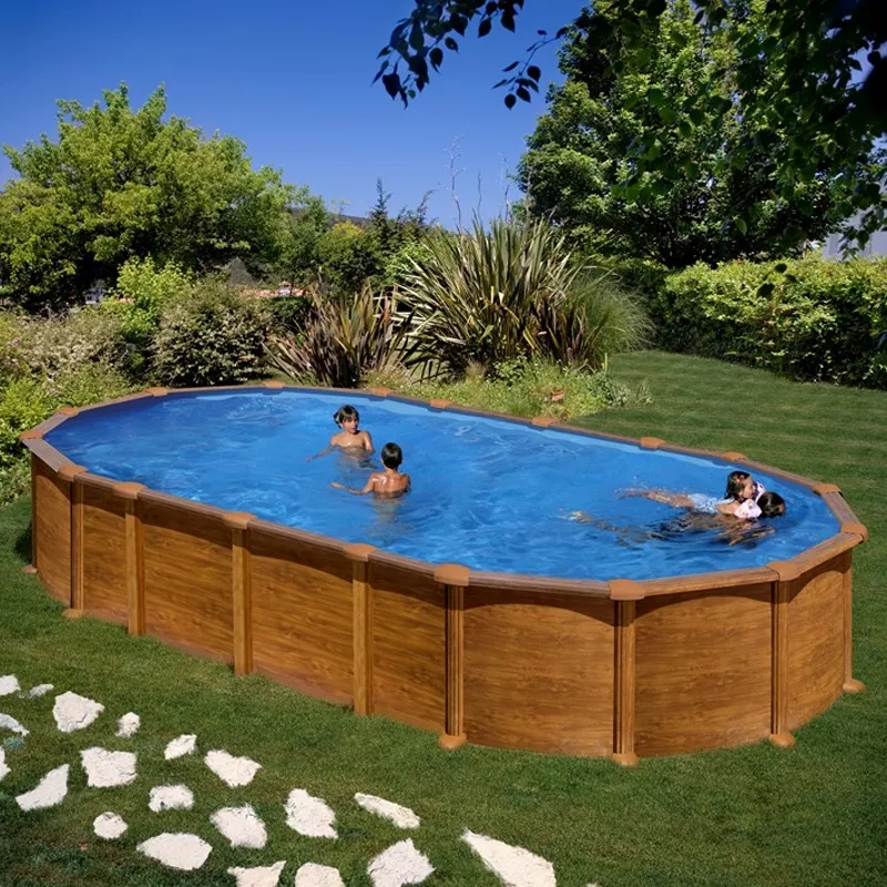 Piscina elevada Gre serie Amazonia 610x375cm