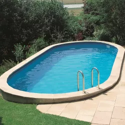 Piscina enterrada Gre serie Sumatra de 730 x 375 x 120 cm