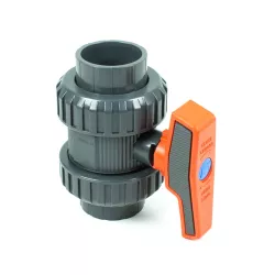 Válvula de bola PVC D. 50 STD Encolar