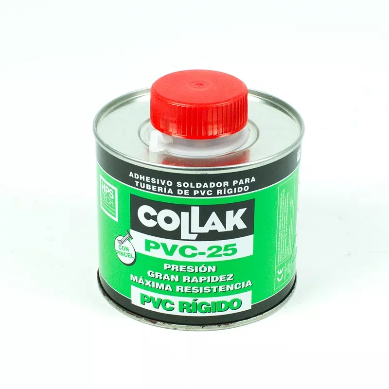 Pegamento PVC 500 ml. con pincel Tuborama