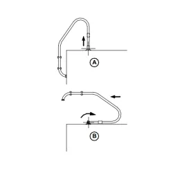 Conjunto de 2 Anclajes articulados con pletina