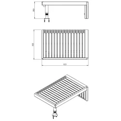 Plataforma Podiums extremo derecho