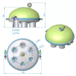 Valvula distribuidora Net´N´Clean D.63 mm