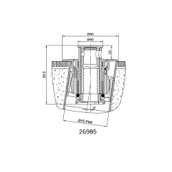 Boquilla Net´N´Clean hormigón con rótula
