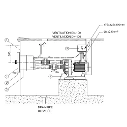 Equipo natación contracorriente Astralpool Basic NL