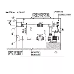 Equipo natación contracorriente Astralpool Advance N.D