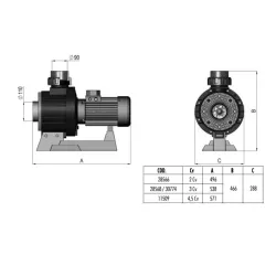 Bomba nadador contracorriente Astralpool CCIV 3 CV monofásica