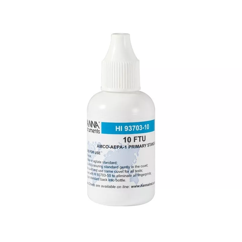 Solución Hanna Turbidez 10 NTU para HI93703 (30 ml)