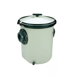 Prefiltro bomba piscina en poliéster + FV  33 l. Astralpool Ø 140mm.