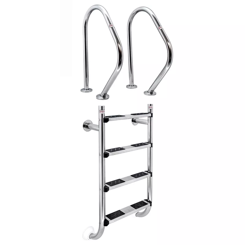 Escalera 2 componentes AISI-316 2 peldaños antideslizantes