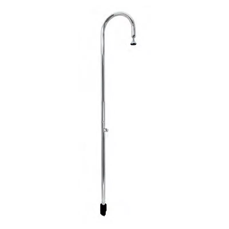 Ducha piscina modelo bastón con 1 rociador AISI 316