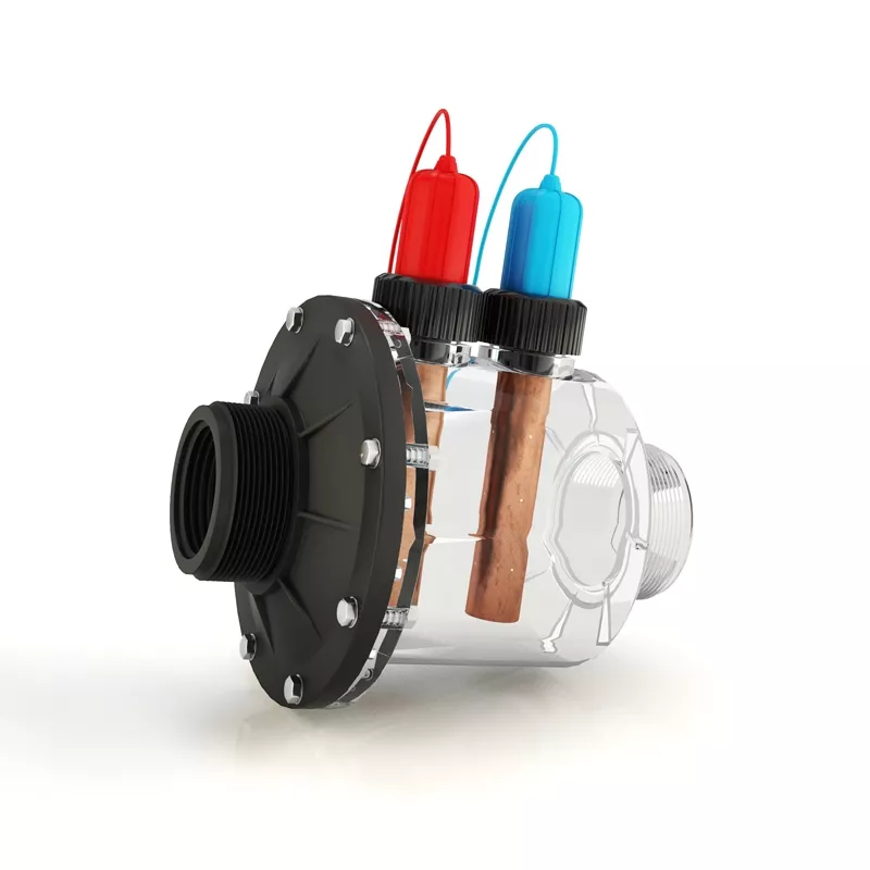 Vaso de Ionización 6 electrodos sin electrodos ni tuercas