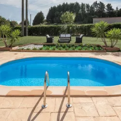 Piscina enterrada Gre serie Moorea de 700 x 320