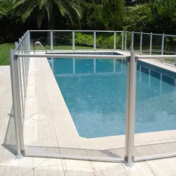 Módulo de 1.25 m de valla piscina Flash N Transparente