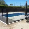 Módulo de 5 m de valla piscina Alvifence 16 mm negro