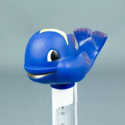 Termómetro flotante ballena