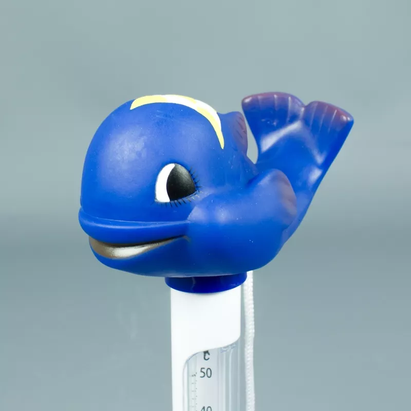 Termómetro flotante ballena