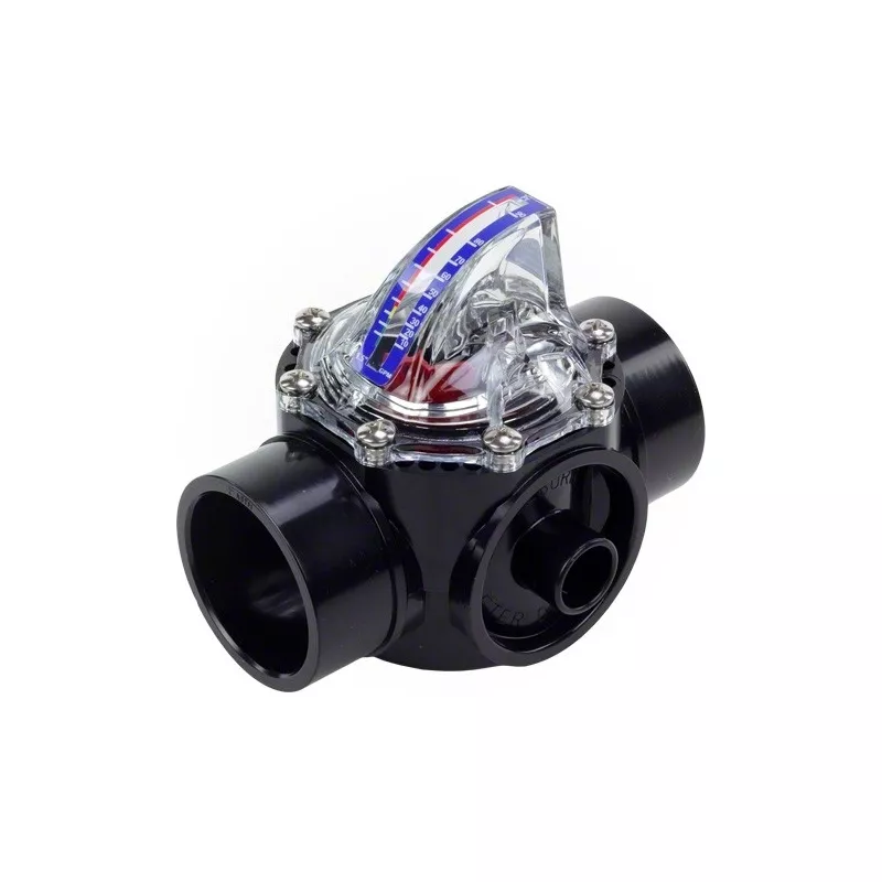 Caudalímetro FlowVis Dn40 (50 mm encolar) con válvula antirretorno