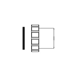 Recambio clorador Hayward Kit racord encolar 63 mm Salt & Swim