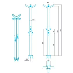 Ducha piscina AstralPool temporizada 4 rociadores