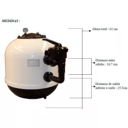 Filtro depuradora para piscina Alaska 500