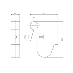 Soporte salvavidas para silla socorrista