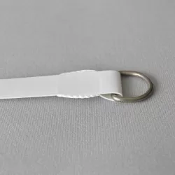 Cinta larga con anilla (blanca - 95,5 cm)