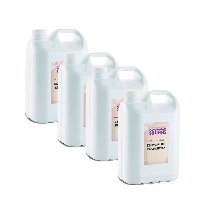 Esencia de eucalipto para saunas en 5 litros CTX 81 - Pack de 4 envases