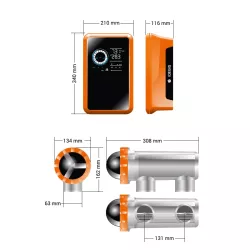 Clorador salino Idegis Tecno DT-7 S2 pH