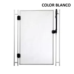 Puerta para valla piscina Alvifence 16 mm negra