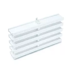 Rejilla rebosadero piscina Coral para curvas 35/335 mm