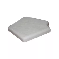 Esquina rebosadero piscina Coral 45º 22/245 mm