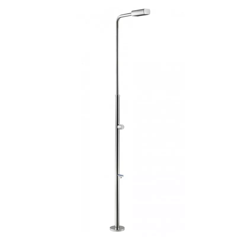 Ducha piscina GRE Minimal con 1 rociador y grifo lavapiés