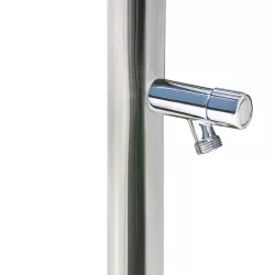 Ducha piscina GRE Minimal con 1 rociador y grifo lavapiés