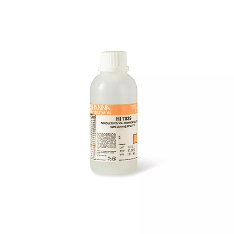 Solución Hanna calibración CE 5000 microS/cm 230 ml