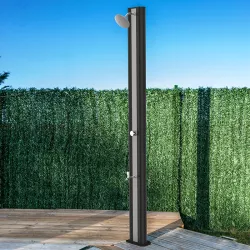 Ducha solar GRE 40 litros (PVC) con grifo lavapiés