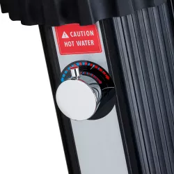 Ducha solar GRE 35 litros en 2 piezas (PVC) con grifo lavapiés