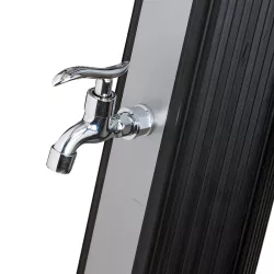 Ducha solar GRE 35 litros en 2 piezas (PVC) con grifo lavapiés