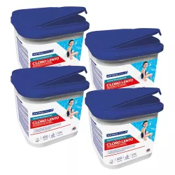 Tricloro en pastillas de 250 gramos Astralpool en 5 kg - Pack de 4 envases