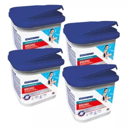 Bromo en pastillas Astralpool en 5 kg - Pack de 4 envases