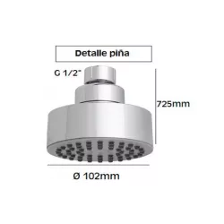 Ducha piscina con 1 rociador