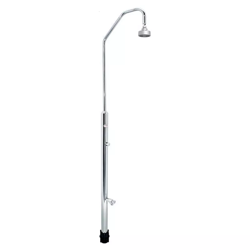 Ducha piscina con 1 rociador y 1 grifo lavapi