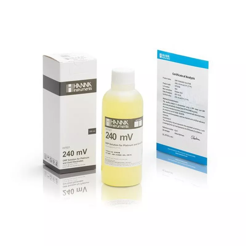 Solución Hanna ORP 240 mV, 230 ml