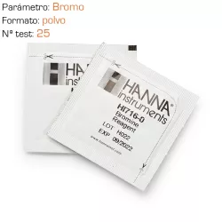 Reactivo en polvo Bromo 25 test