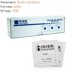 Reactivo líquido HannaAcido Cianúrico 100 test