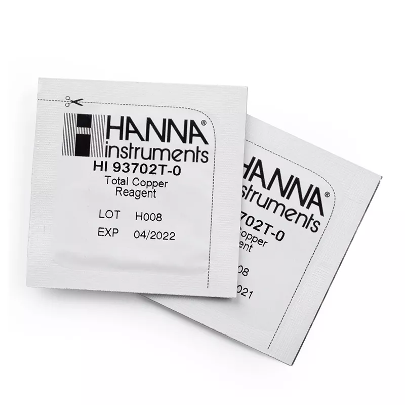 Reactivo polvo Hanna para Cobre Total 100 test