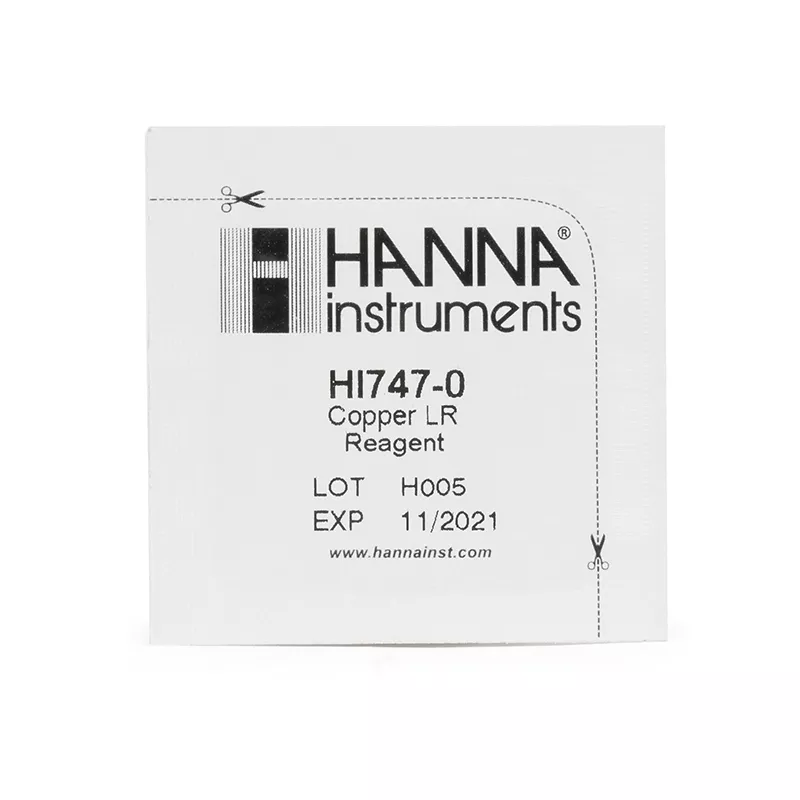 Reactivo en polvo para cobre (rango bajo) 25 test
