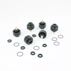 Tuerca Electrodos cobre y plata