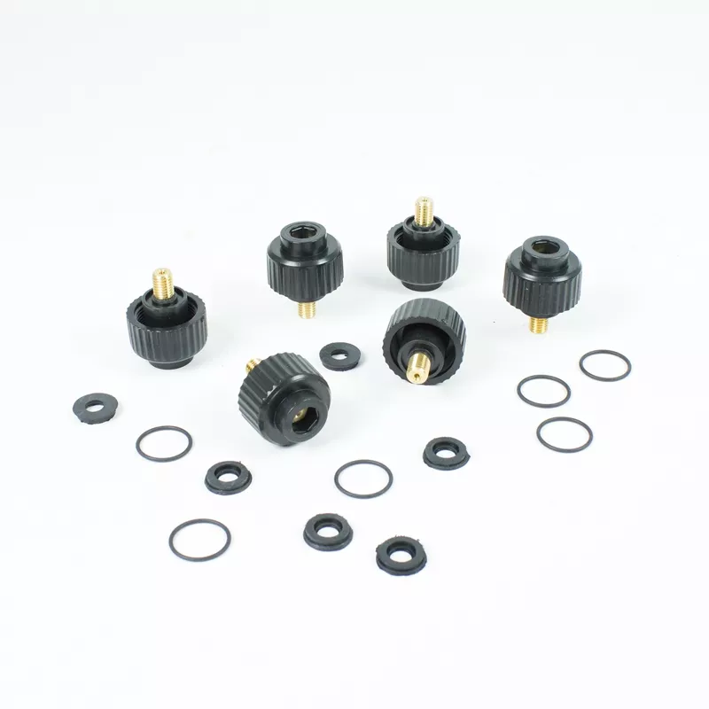 Tuerca Electrodos cobre y plata