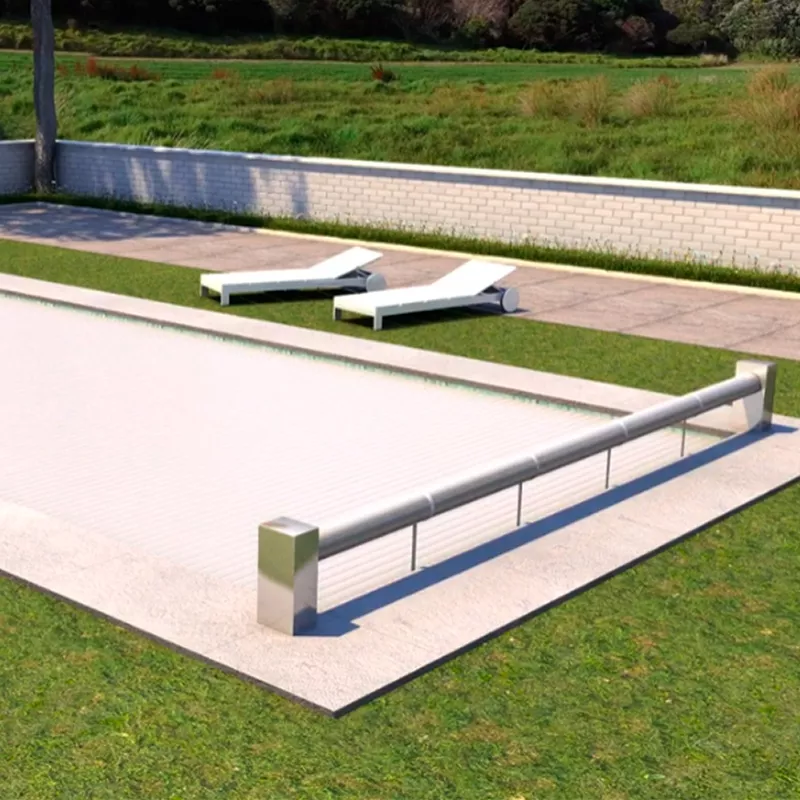 Cubierta automática flotante de lamas modelo Element de 9 x 5 m